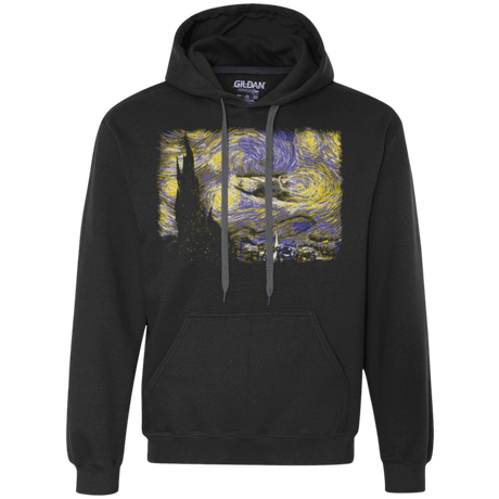 Sweatshirts Black / Small Starry Delorean Premium Fleece Hoodie