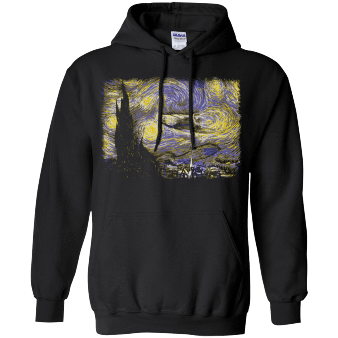 Sweatshirts Black / Small Starry Delorean Pullover Hoodie