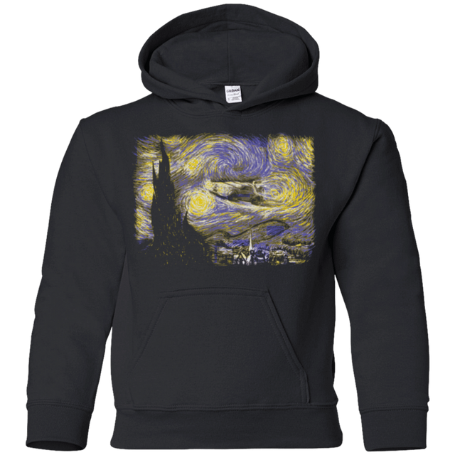 Sweatshirts Black / YS Starry Delorean Youth Hoodie