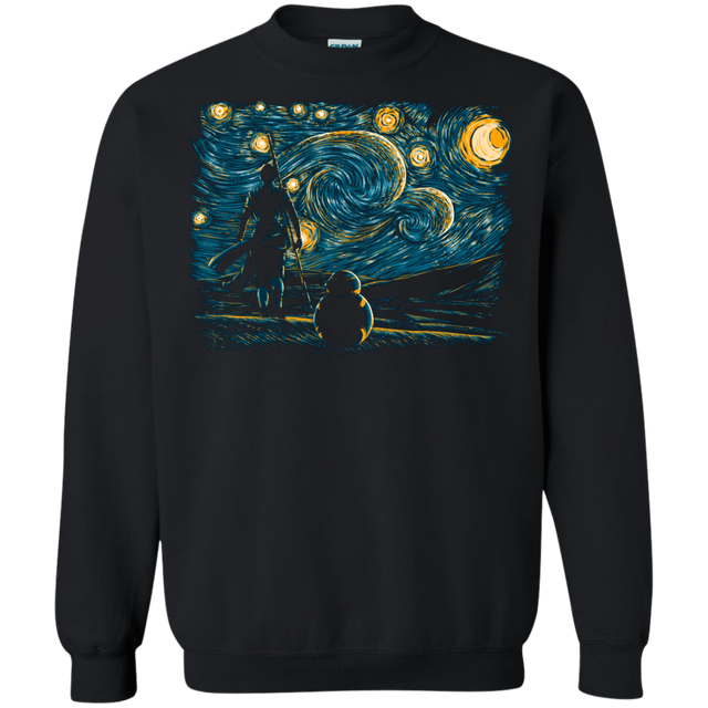 Sweatshirts Black / S Starry Desert Crewneck Sweatshirt