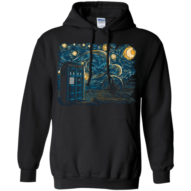 Sweatshirts Black / Small Starry Gallifrey Pullover Hoodie