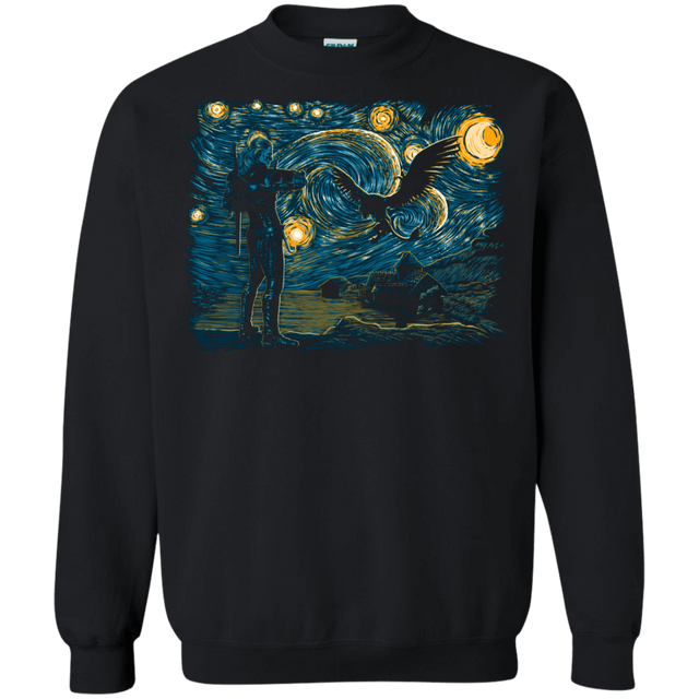 Sweatshirts Black / Small Starry Hunt Crewneck Sweatshirt
