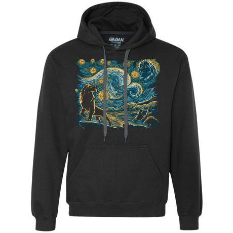 Sweatshirts Black / S Starry King Premium Fleece Hoodie