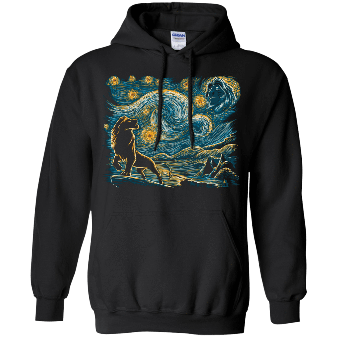 Sweatshirts Black / S Starry King Pullover Hoodie
