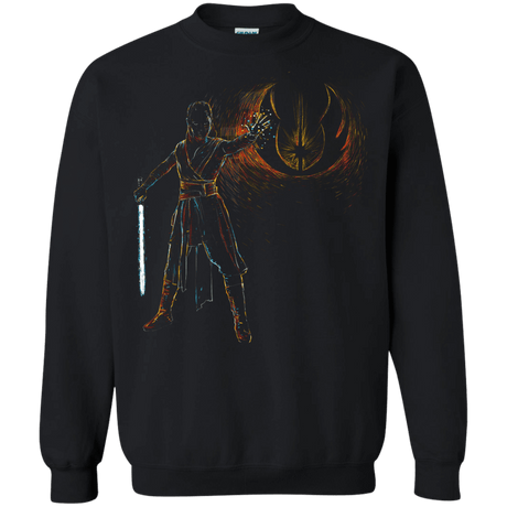 Sweatshirts Black / Small Starry knight Rey Crewneck Sweatshirt