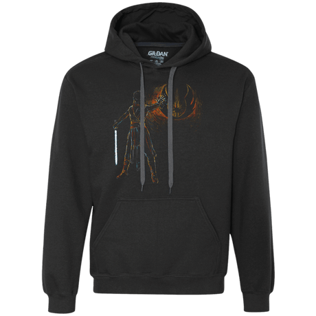 Sweatshirts Black / Small Starry knight Rey Premium Fleece Hoodie
