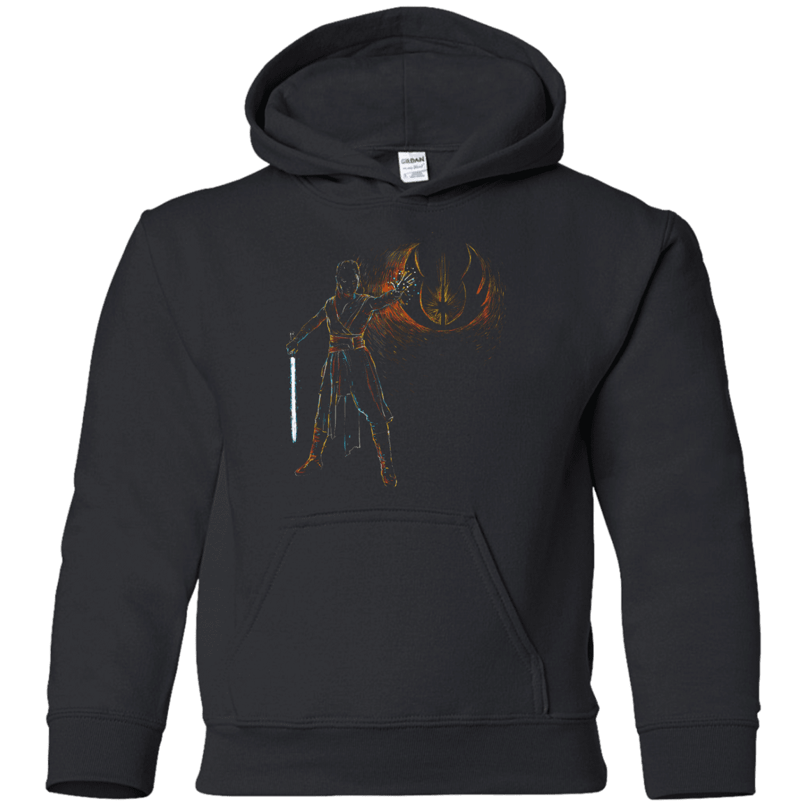 Sweatshirts Black / YS Starry knight Rey Youth Hoodie