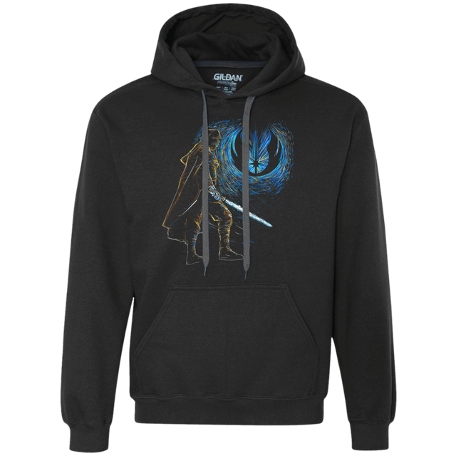 Sweatshirts Black / Small Starry knights Luke Premium Fleece Hoodie