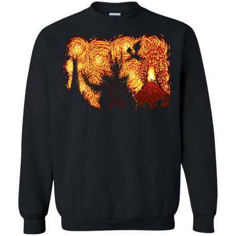 Sweatshirts Black / Small Starry Middle Earth Crewneck Sweatshirt