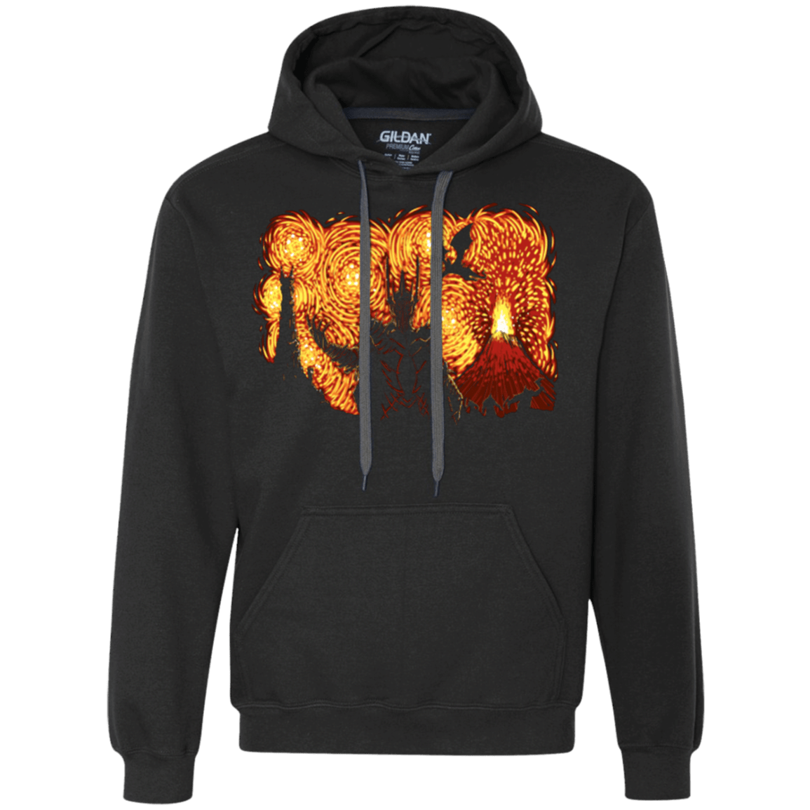 Sweatshirts Black / Small Starry Middle Earth Premium Fleece Hoodie