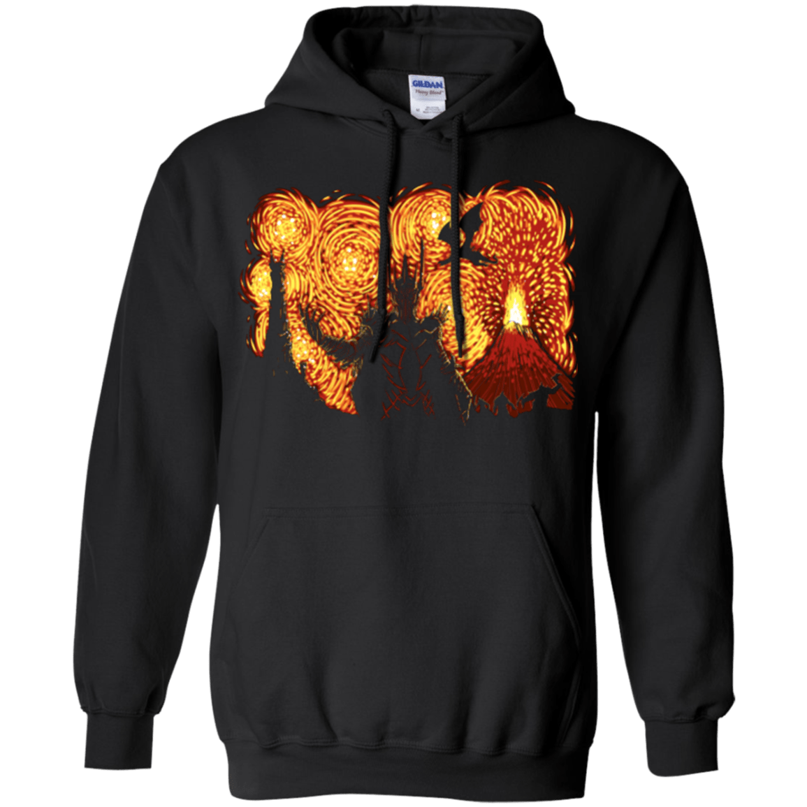 Sweatshirts Black / Small Starry Middle Earth Pullover Hoodie