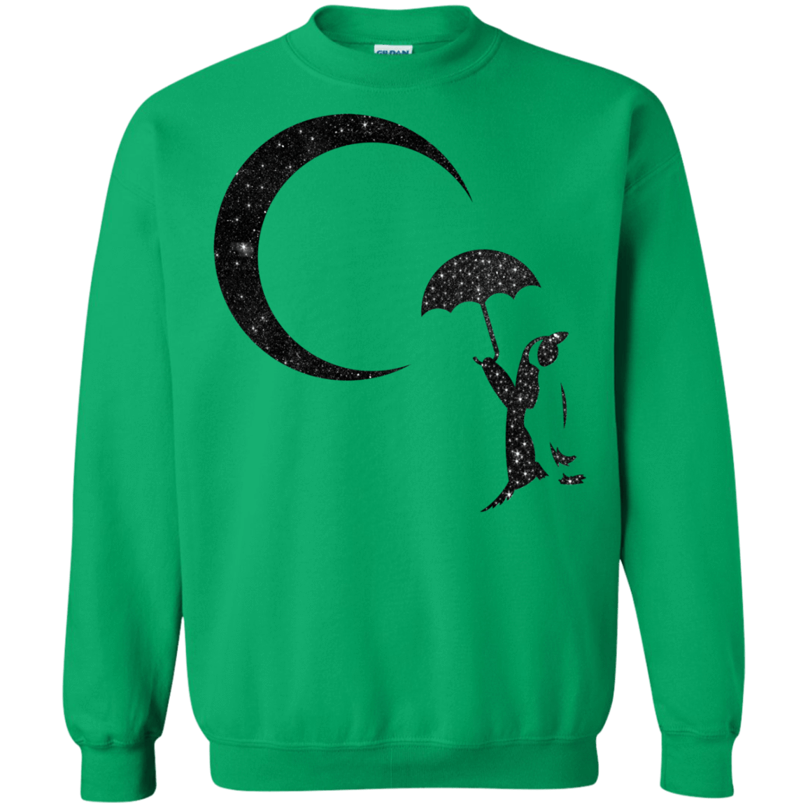 Sweatshirts Irish Green / S Starry Penquin Crewneck Sweatshirt