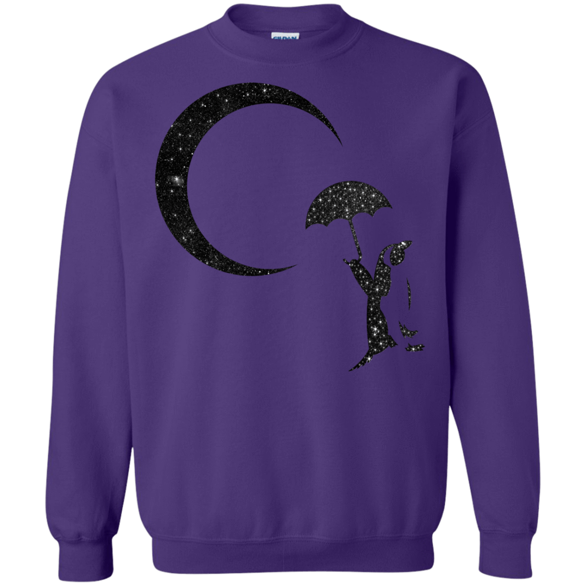 Sweatshirts Purple / S Starry Penquin Crewneck Sweatshirt