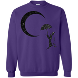 Sweatshirts Purple / S Starry Penquin Crewneck Sweatshirt