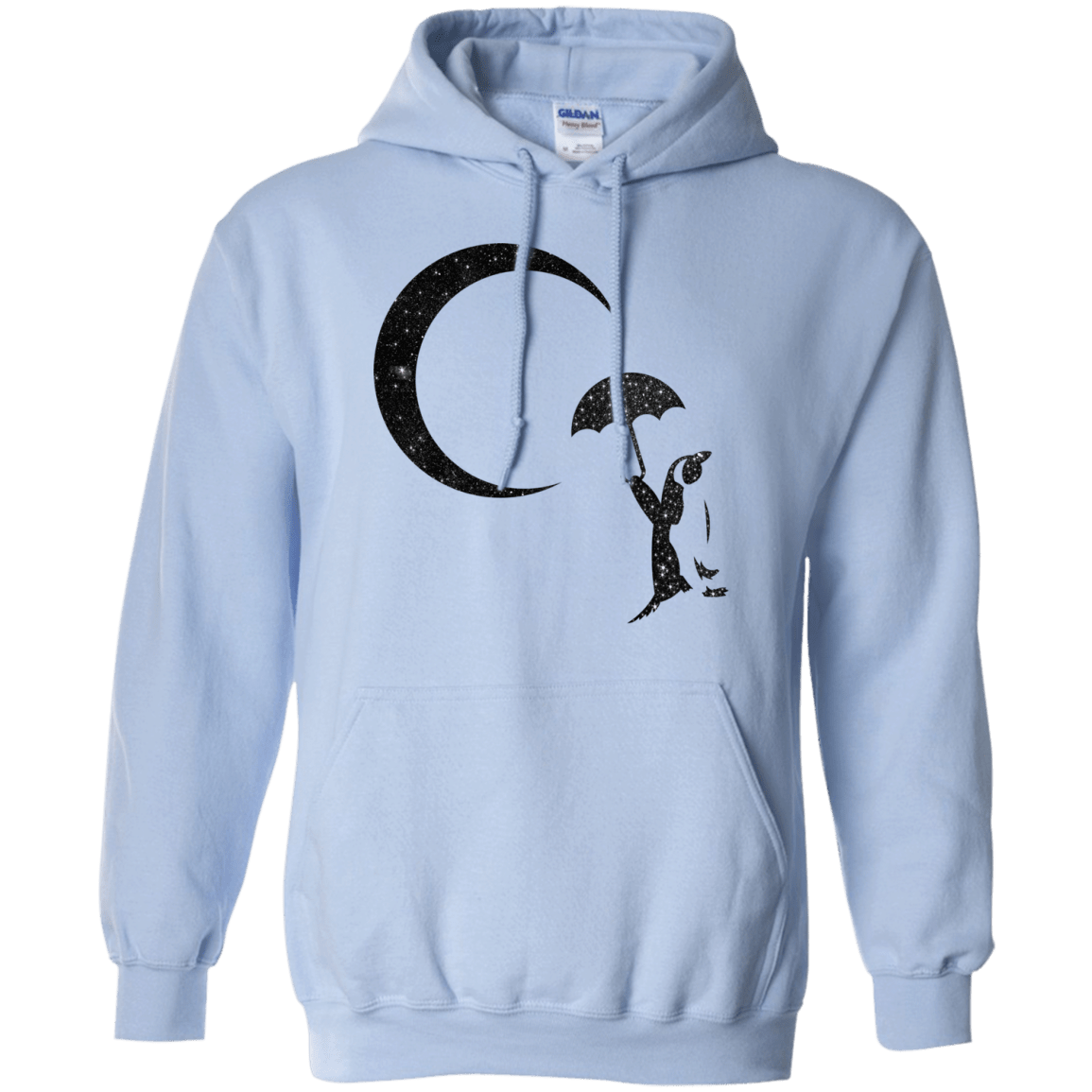 Sweatshirts Light Blue / S Starry Penquin Pullover Hoodie