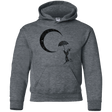 Sweatshirts Dark Heather / YS Starry Penquin Youth Hoodie