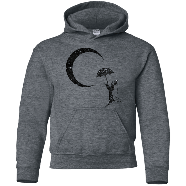 Sweatshirts Dark Heather / YS Starry Penquin Youth Hoodie