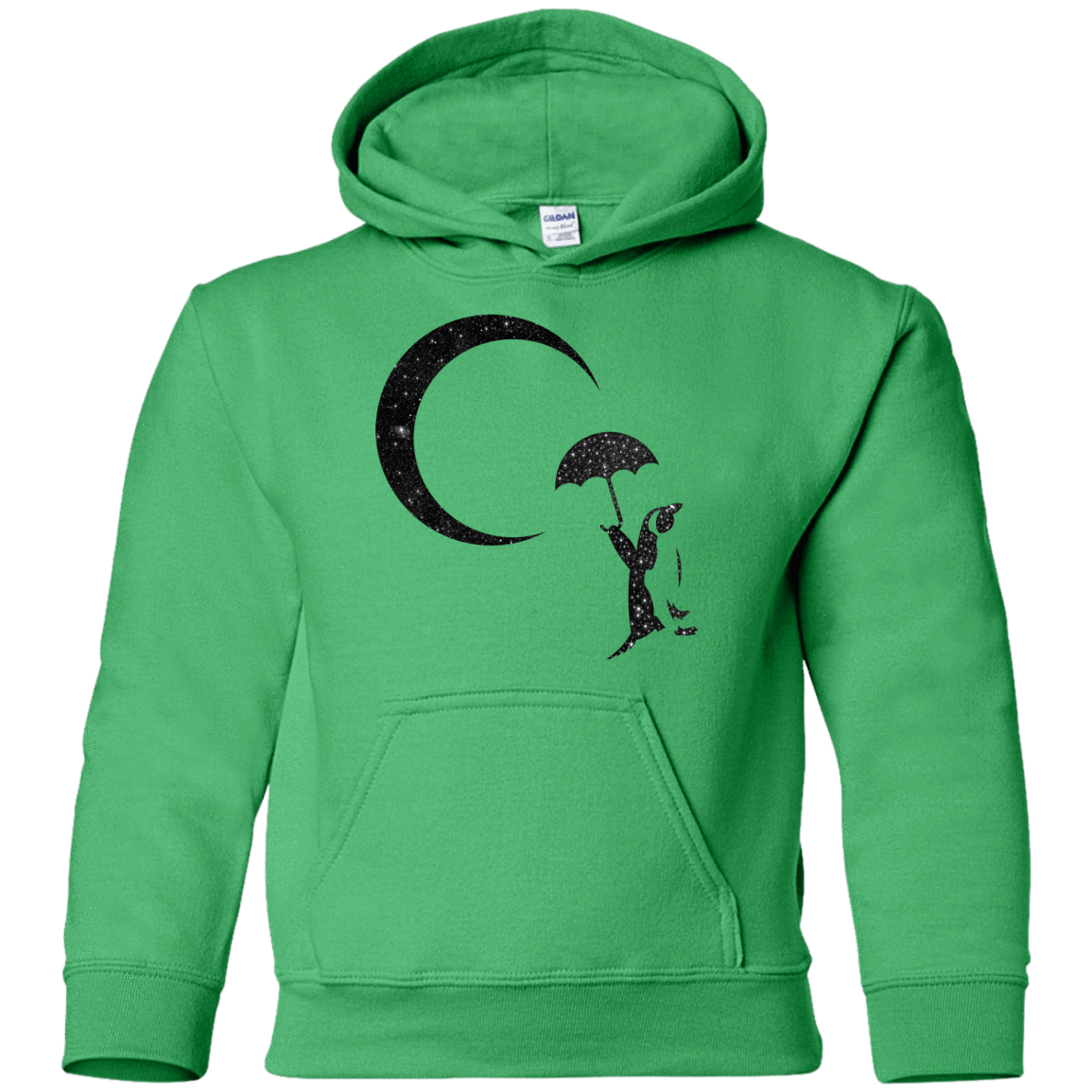 Sweatshirts Irish Green / YS Starry Penquin Youth Hoodie