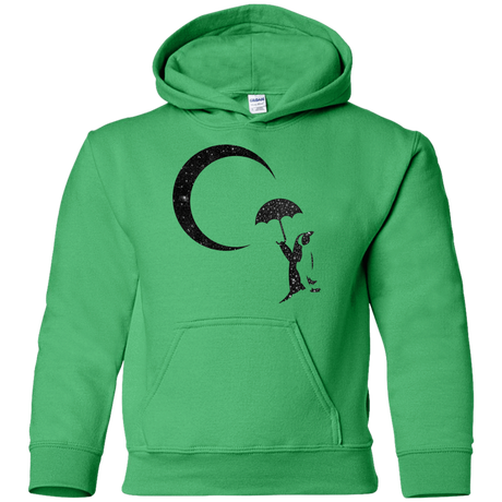 Sweatshirts Irish Green / YS Starry Penquin Youth Hoodie