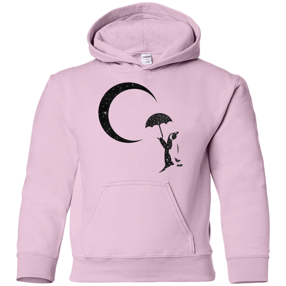 Sweatshirts Light Pink / YS Starry Penquin Youth Hoodie