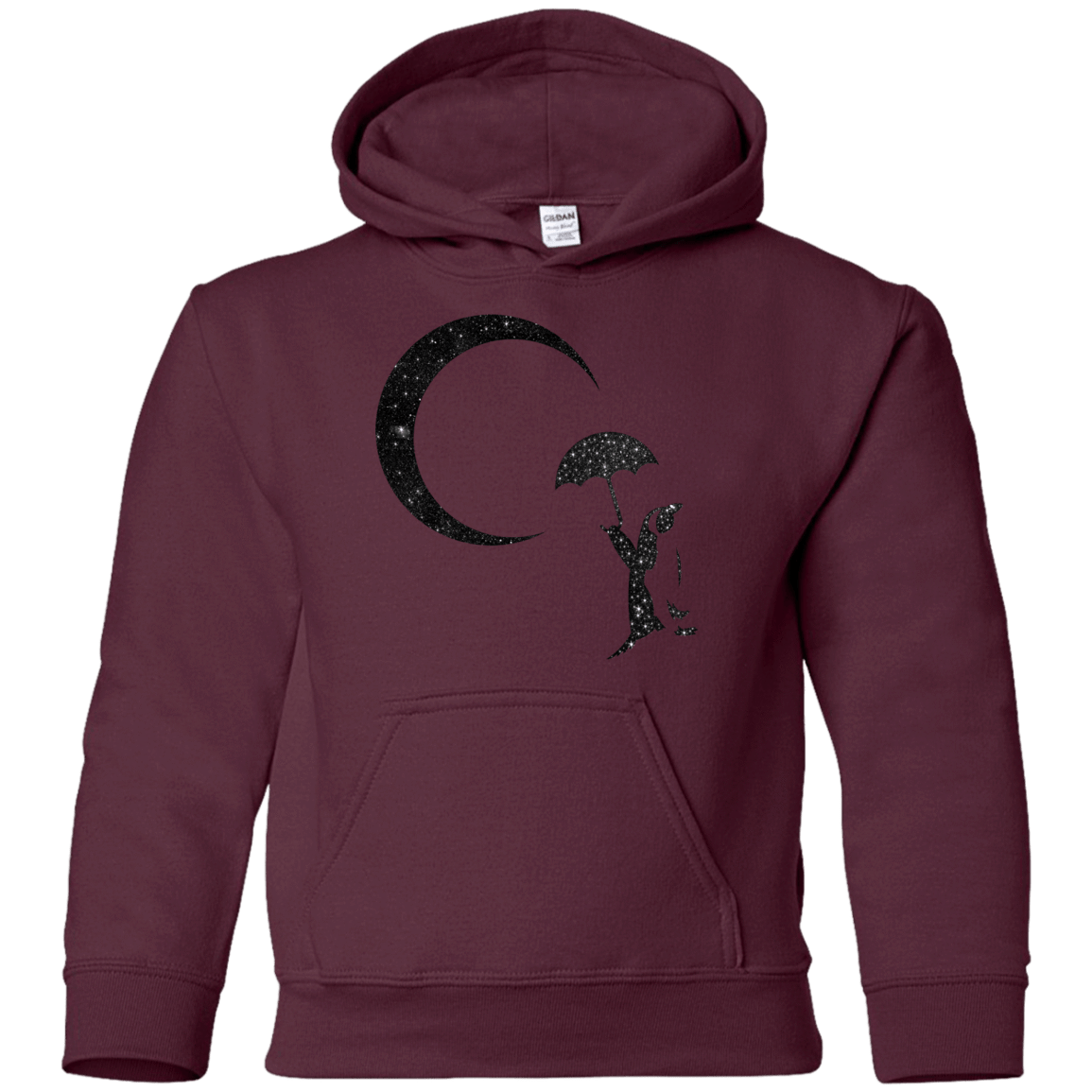 Sweatshirts Maroon / YS Starry Penquin Youth Hoodie