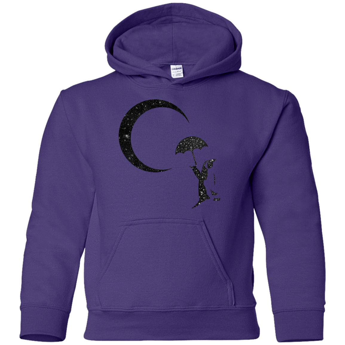 Sweatshirts Purple / YS Starry Penquin Youth Hoodie
