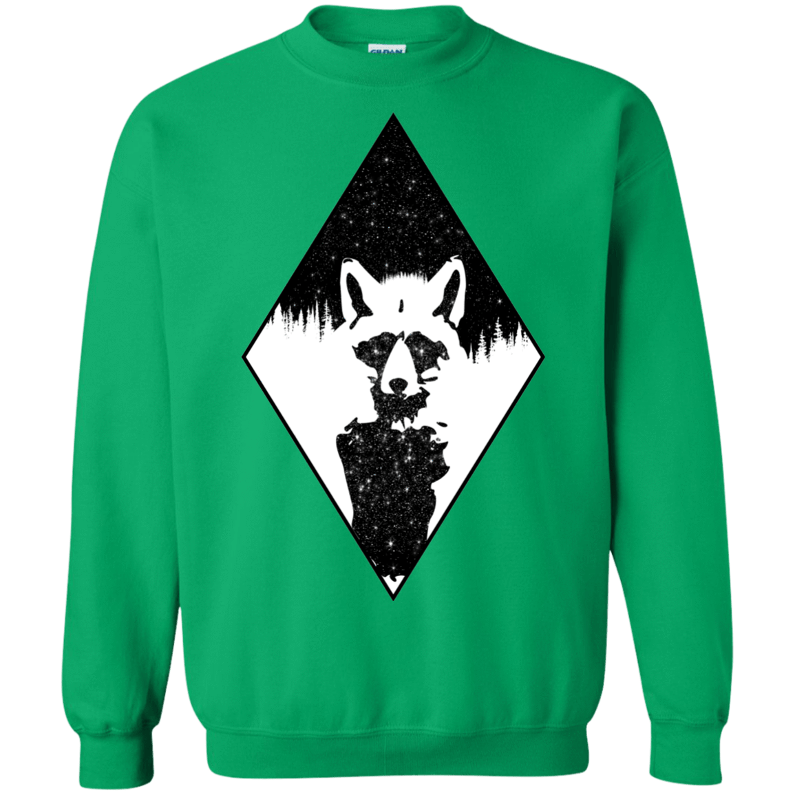 Sweatshirts Irish Green / S Starry Raccoon Crewneck Sweatshirt