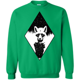 Sweatshirts Irish Green / S Starry Raccoon Crewneck Sweatshirt