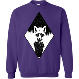 Sweatshirts Purple / S Starry Raccoon Crewneck Sweatshirt