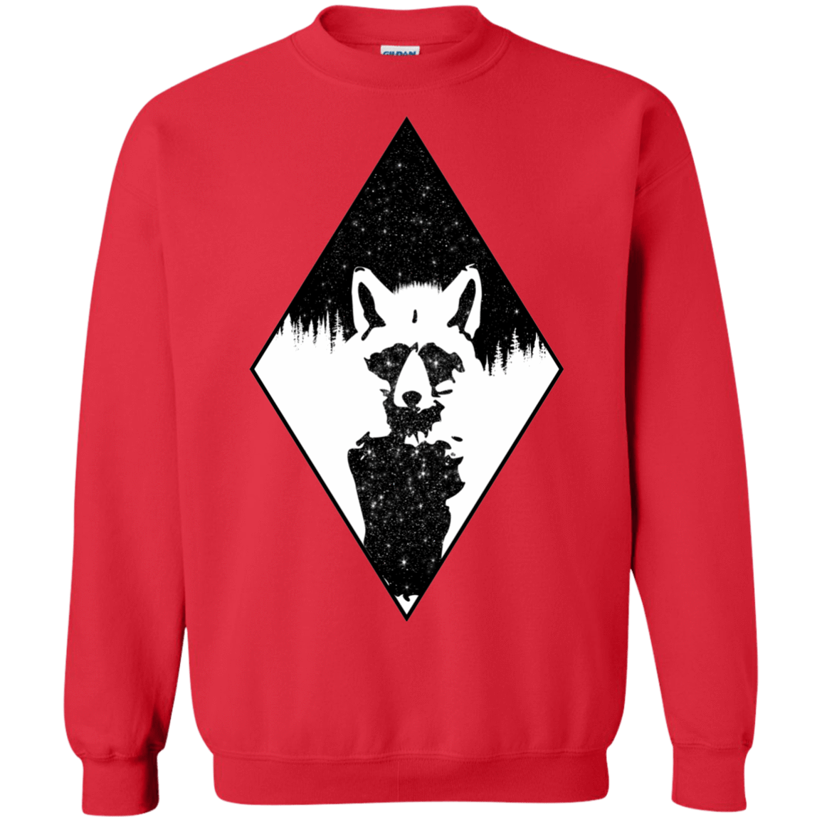 Sweatshirts Red / S Starry Raccoon Crewneck Sweatshirt