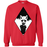 Sweatshirts Red / S Starry Raccoon Crewneck Sweatshirt