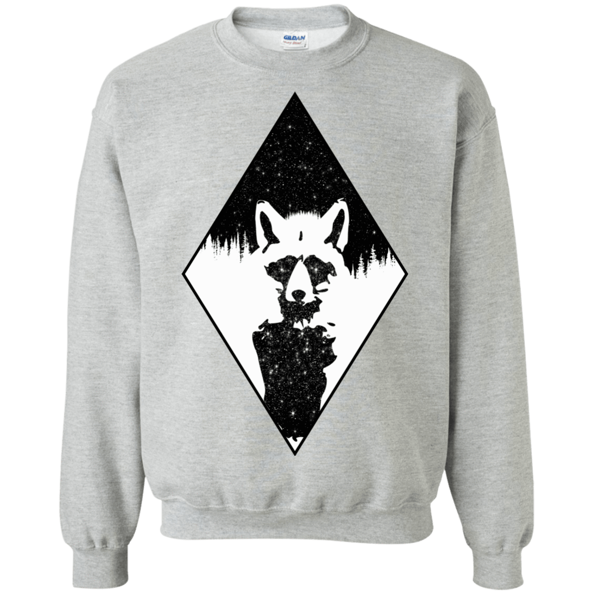 Sweatshirts Sport Grey / S Starry Raccoon Crewneck Sweatshirt