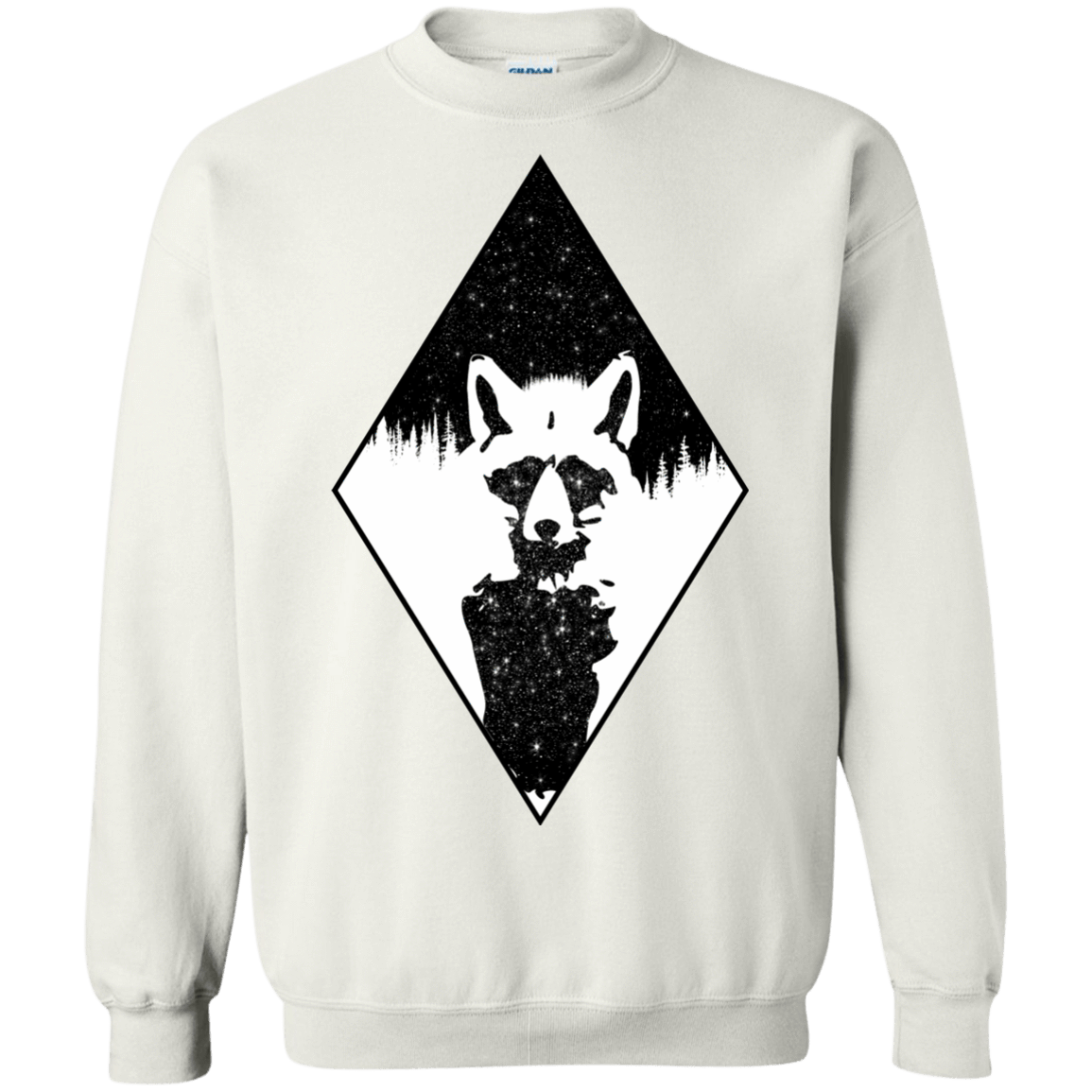 Sweatshirts White / S Starry Raccoon Crewneck Sweatshirt