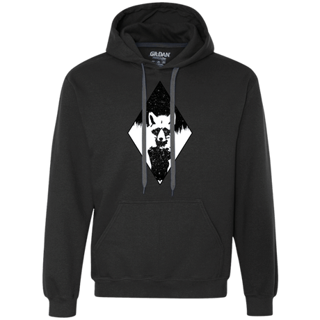 Sweatshirts Black / S Starry Raccoon Premium Fleece Hoodie