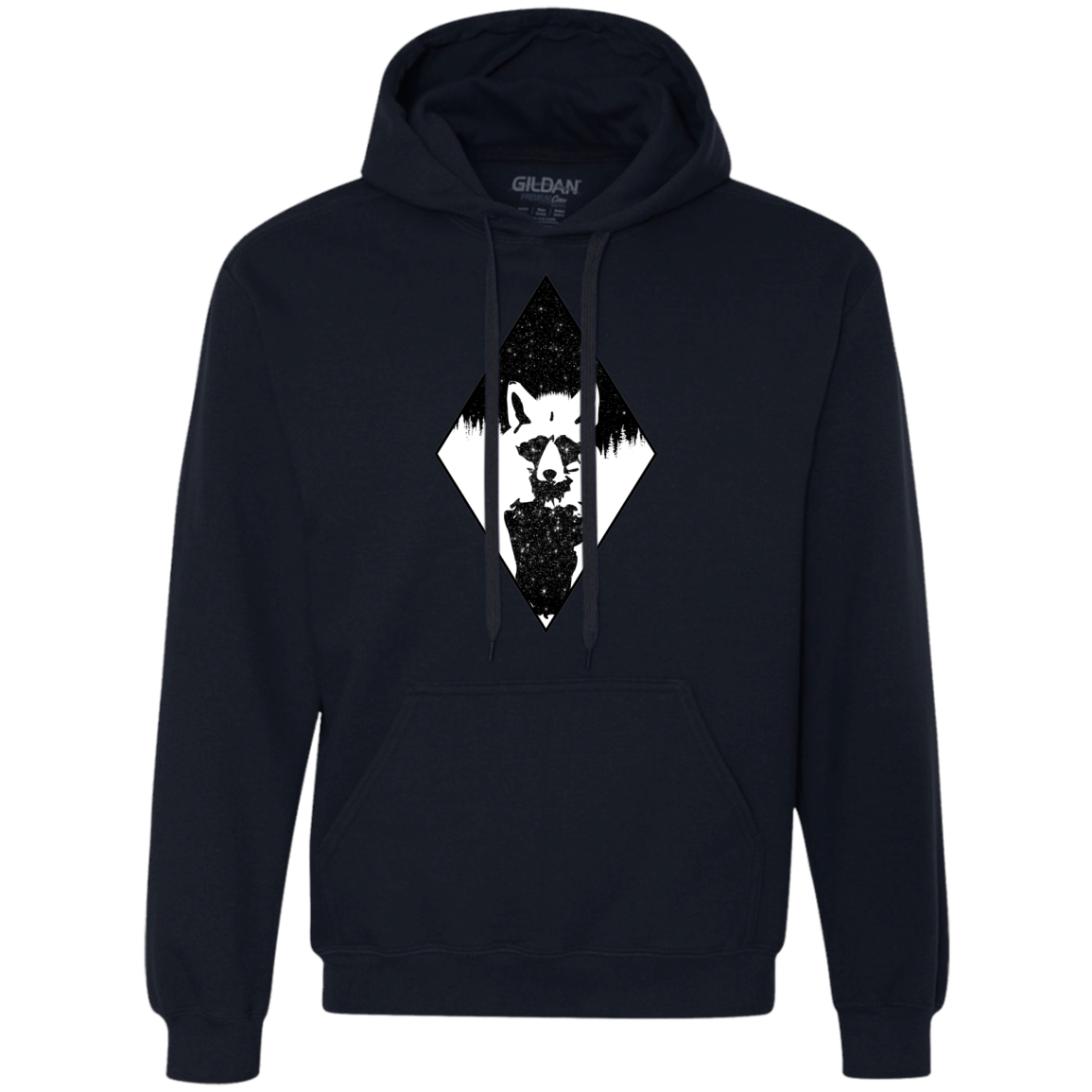 Sweatshirts Navy / S Starry Raccoon Premium Fleece Hoodie