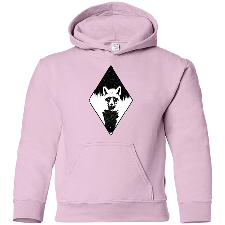 Sweatshirts Light Pink / YS Starry Raccoon Youth Hoodie