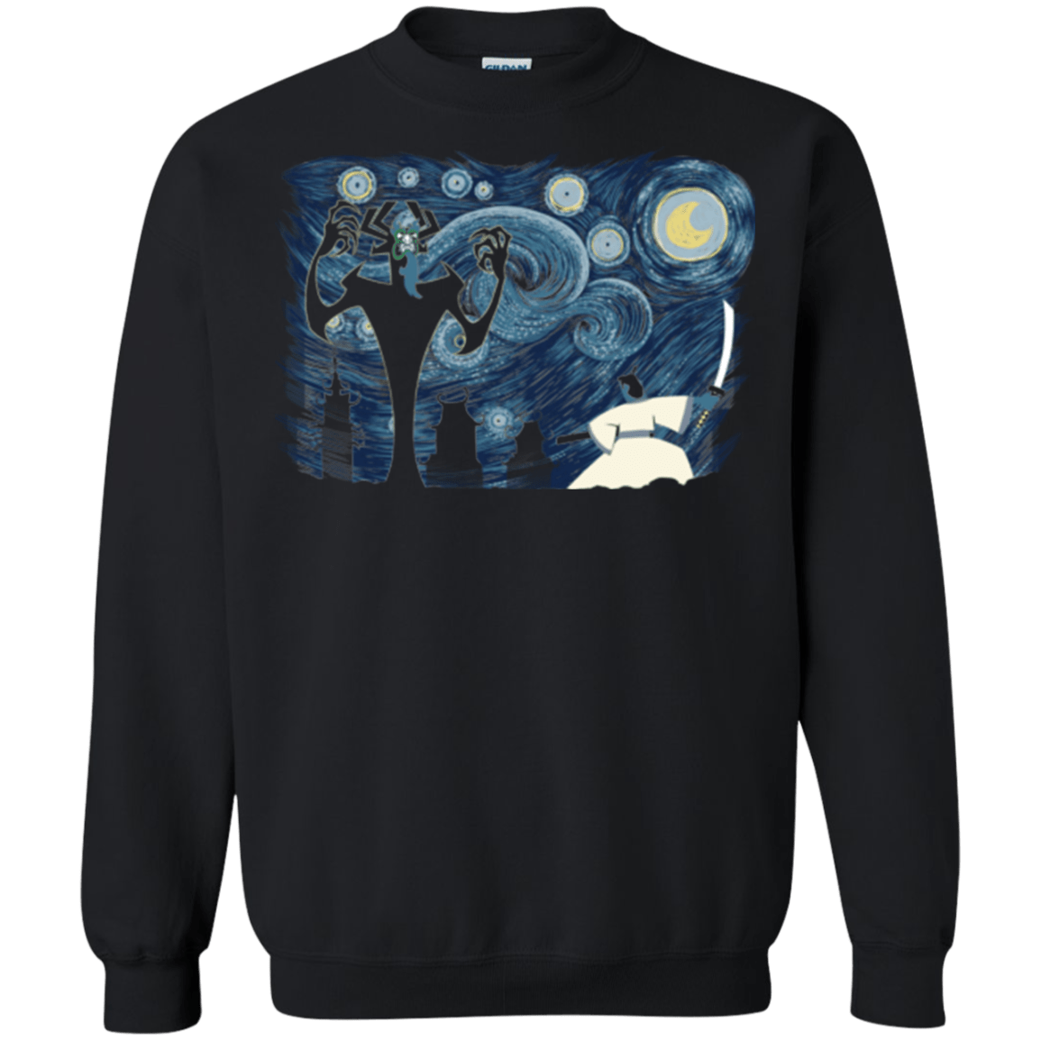 Starry Samurai Crewneck Sweatshirt
