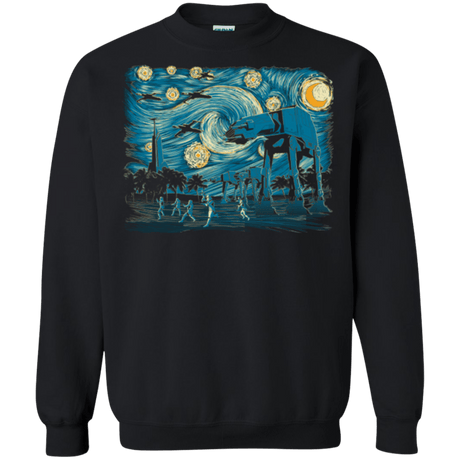Sweatshirts Black / Small Starry Scarif Crewneck Sweatshirt