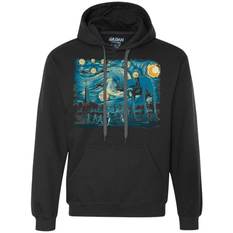 Sweatshirts Black / Small Starry Scarif Premium Fleece Hoodie