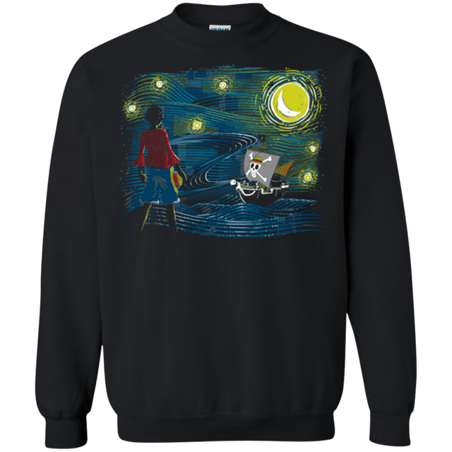Sweatshirts Black / Small Starry Sea Crewneck Sweatshirt