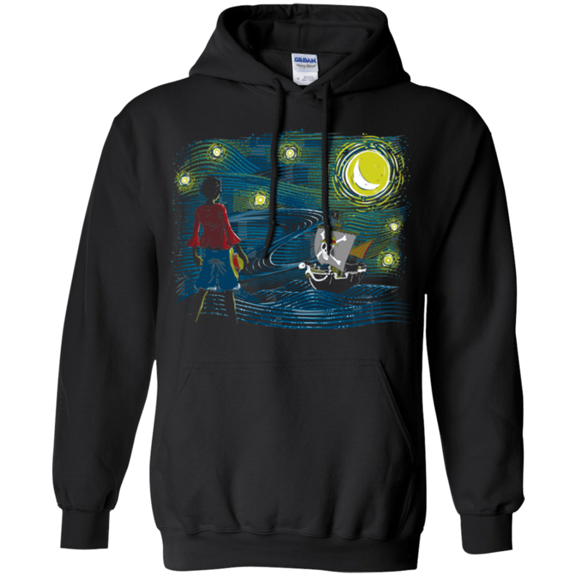 Sweatshirts Black / Small Starry Sea Pullover Hoodie