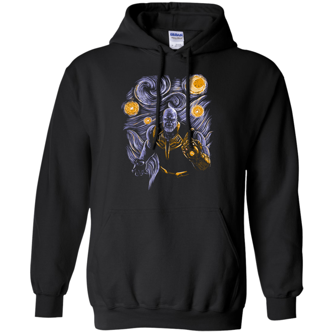 Sweatshirts Black / S Starry Thanos Pullover Hoodie