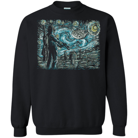 Sweatshirts Black / Small Starry Wars Crewneck Sweatshirt