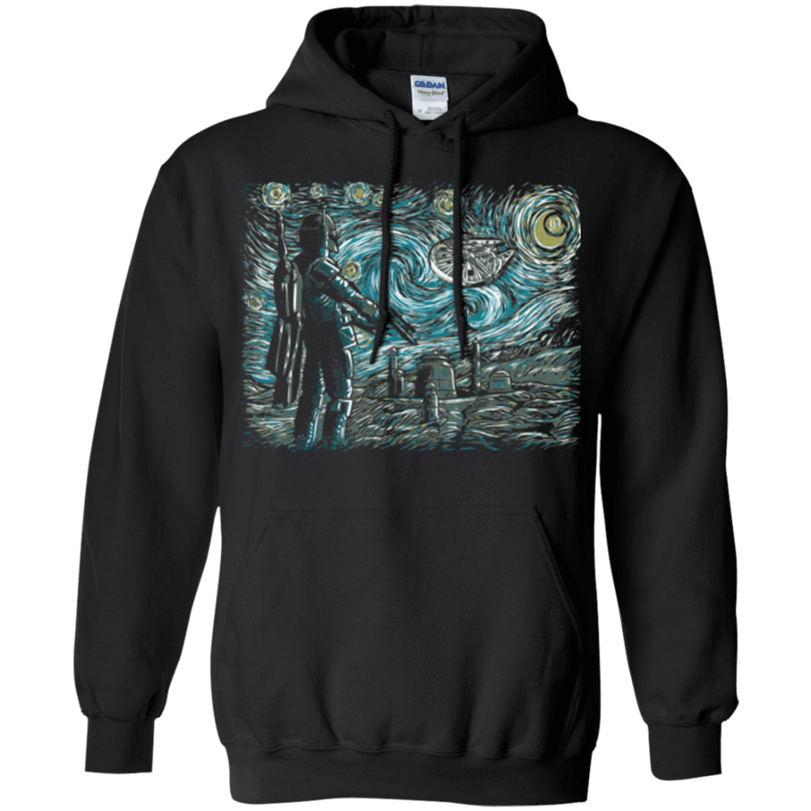 Sweatshirts Black / Small Starry Wars Pullover Hoodie