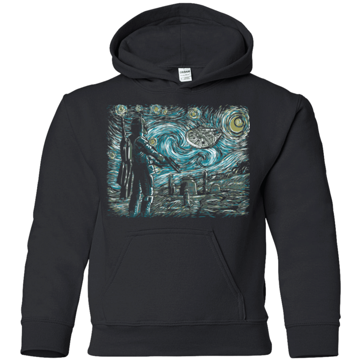 Sweatshirts Black / YS Starry Wars Youth Hoodie