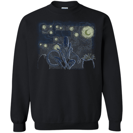 Sweatshirts Black / Small Starry Xenomorph Crewneck Sweatshirt