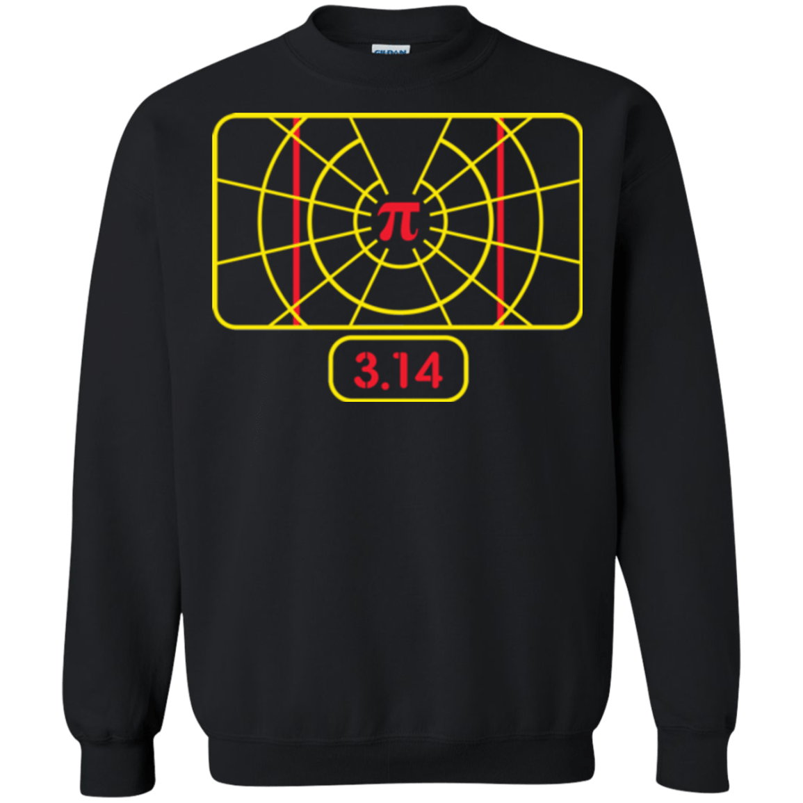 Sweatshirts Black / Small Stay on Pi Crewneck Sweatshirt