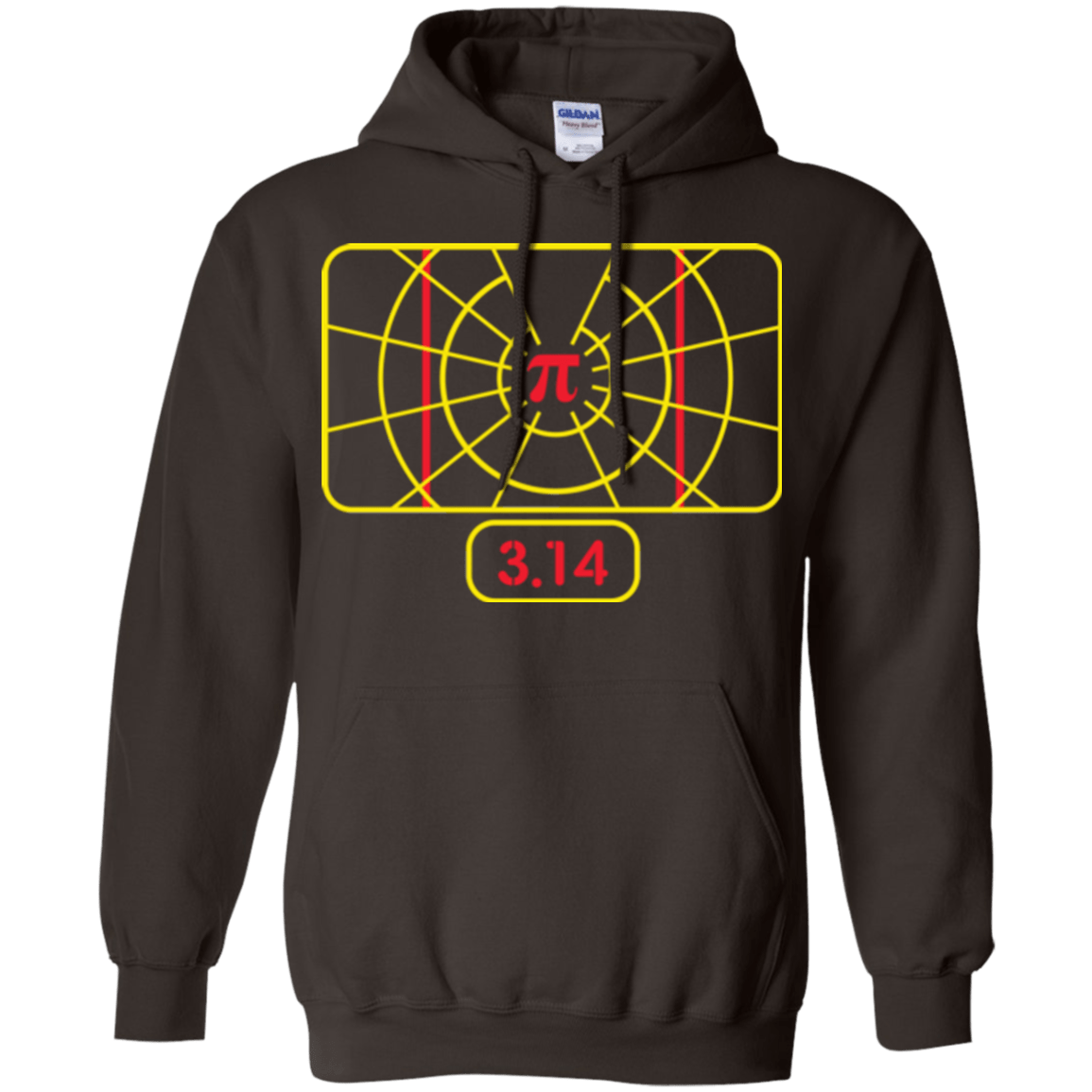 Sweatshirts Dark Chocolate / Small Stay on Pi Pullover Hoodie