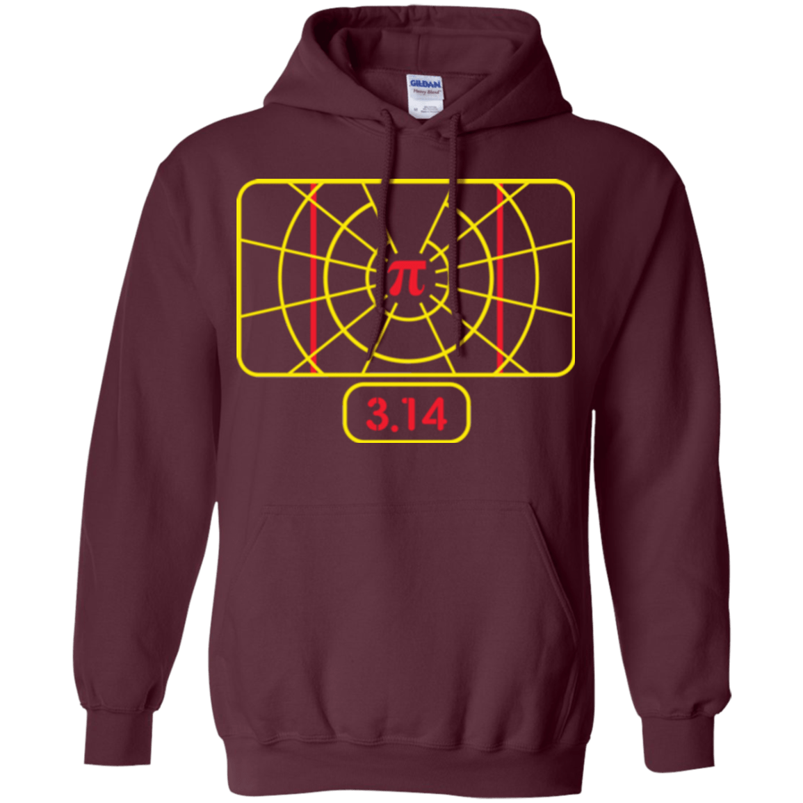 Sweatshirts Maroon / Small Stay on Pi Pullover Hoodie