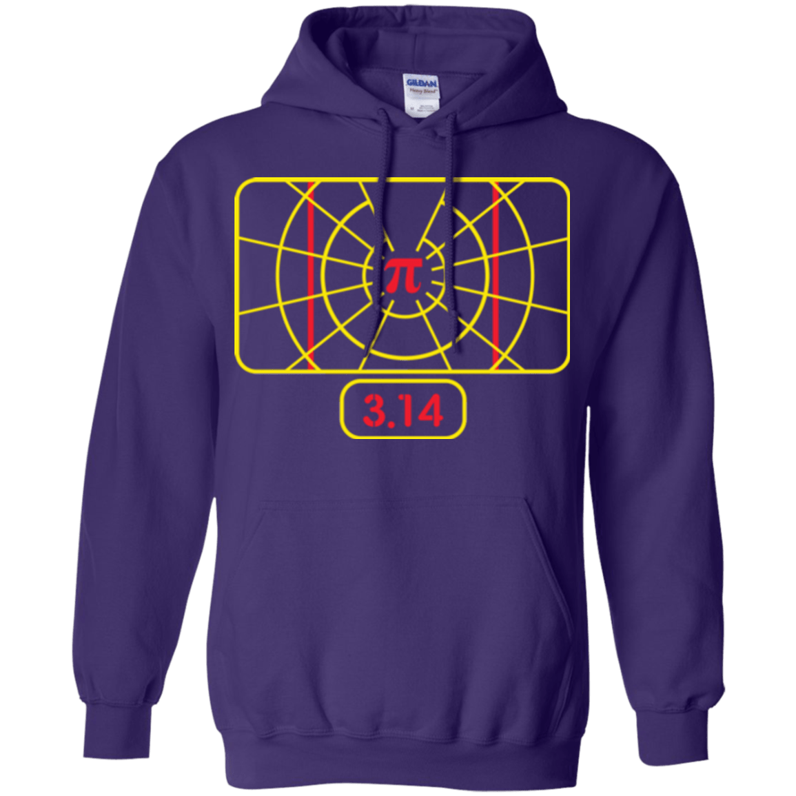 Sweatshirts Purple / Small Stay on Pi Pullover Hoodie